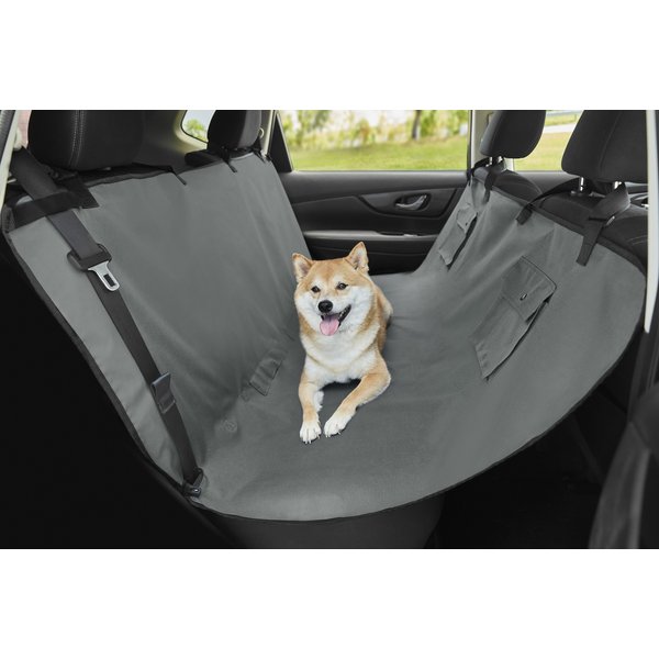 FRISCO Water Resistant Hammock Car Seat Cover, Regular, Grey