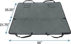 Frisco Water Resistant Hammock Car Seat Cover, Regular, Grey slide 2 of 6