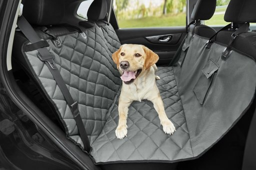 Frisco Quilted Water Resistant Hammock Car Seat Cover, Gray, Regular