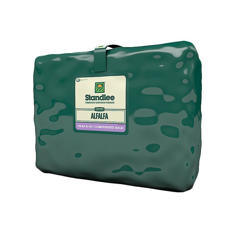 Certified Alfalfa Grab & Go Compressed Bale Horse Forage