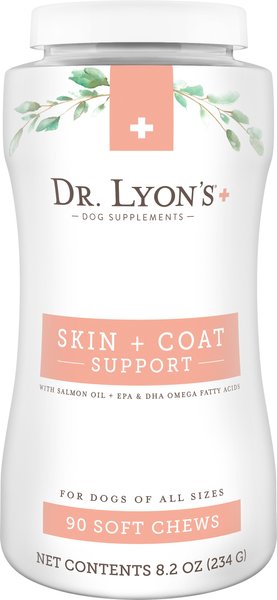 Dr. Lyon’s Skin & Coat Support Soft Chews Dog Supplement, 90 Count slide 1 of 8