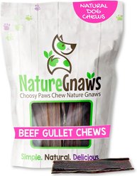 Nature Gnaws Beef Jerky Chews Dog Treats, 20 count, 4 - 5 in