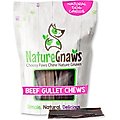 Nature Gnaws Beef Jerky Chews Dog Treats, 20 count, 4 - 5 in