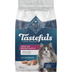 Blue Buffalo Indoor Hairball Control Chicken & Brown Rice Recipe Adult Dry Cat Food, 5-lb bag