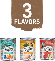 Purina Beyond Natural Pate Ground Entrees Wet Dog Food Variety Pack, 13-oz, case of 6 slide 2 of 9