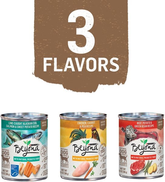 Purina Beyond Mixers+ Digestive Support Variety Pack Wet Dog Food Topper, 3-oz can, case of 6