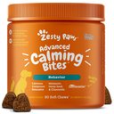 Zesty Paws Advanced Hemp Melatonin Calming Bites Turkey Flavored Soft Chews Composure Supplement for Dogs, 90 count