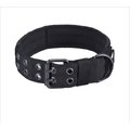 OneTigris Nylon Military Dog Collar, Black, Medium: 14.6 to 17.7-in neck, 1.5-in wide