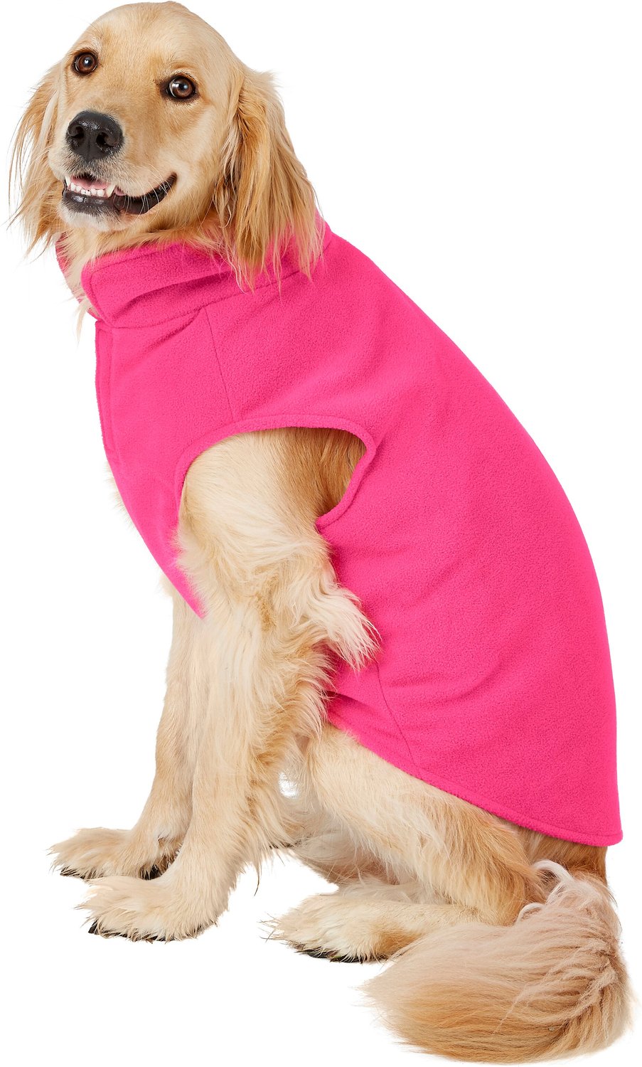 FRISCO Dog & Cat Fleece Vest, Bright Pink, XXLarge