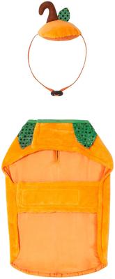 Show full view: Frisco Pumpkin Jack O' Lantern Dog & Cat Costume, X-Small slide 6 of 7