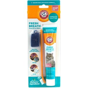 Arm & Hammer Fresh Breath Tuna Flavored Enzymatic Kitten Dental Kit