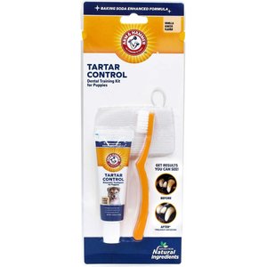 Arm & Hammer Tartar Control Vanilla-Ginger Flavored Enzymatic Puppy Dental Training Kit