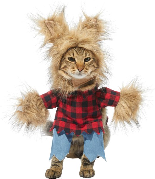 Frisco Front Walking Werewolf Dog & Cat Costume, X-Small slide 1 of 10