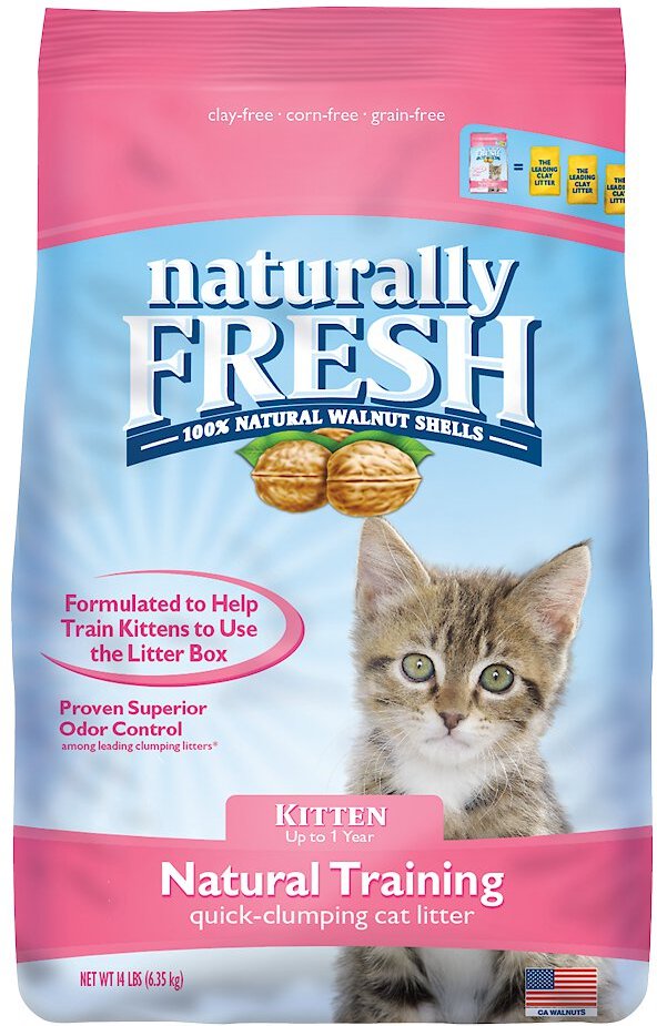 Walnut clumping cat clearance litter