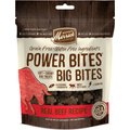 Merrick Power Bites Big Bites Real Beef Recipe Grain-Free Soft & Chewy Dog Treats, 14-oz bag