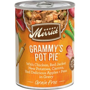 Merrick Grain-Free Wet Dog Food Grammy's Pot Pie, 12.7-oz can, case of 12
