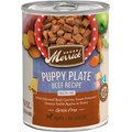 Merrick Grain-Free Wet Puppy Food Puppy Plate Beef Recipe, 12.7-oz can, case of 12