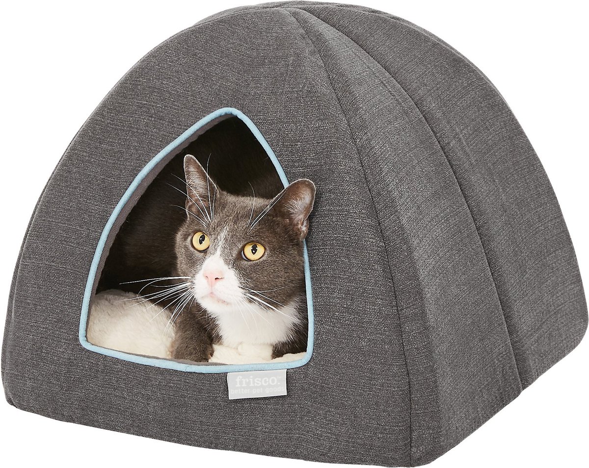 Grey cat cheap igloo bed