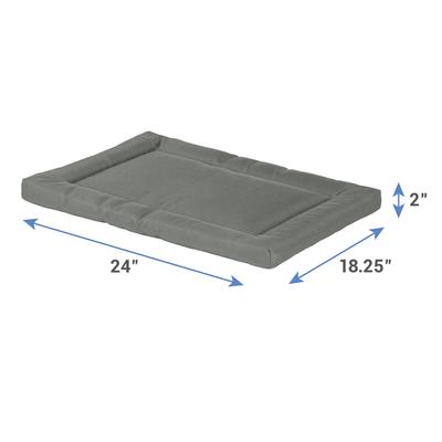 Show full view: Frisco Dog Crate Mat, Dark Gray, 24-in slide 3 of 7