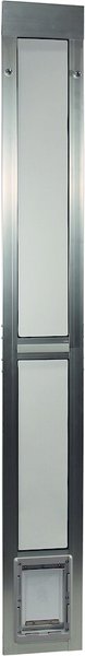 Ideal Pet Products Aluminum Modular Pet Patio Doors, Silver, Small slide 1 of 4