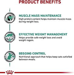Royal Canin Veterinary Diet Adult Satiety Support Weight Management Thin Slices in Gravy Canned Cat Food, 3-oz, case of 24 slide 2 of 9
