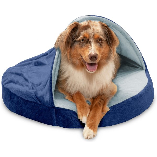 FurHaven Microvelvet Snuggery Orthopedic Cat & Dog Bed with Removable Cover