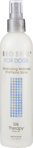BioSilk Therapy Deep Moisture Waterless Dog Shampoo Spray, 8-oz bottle slide 1 of 3