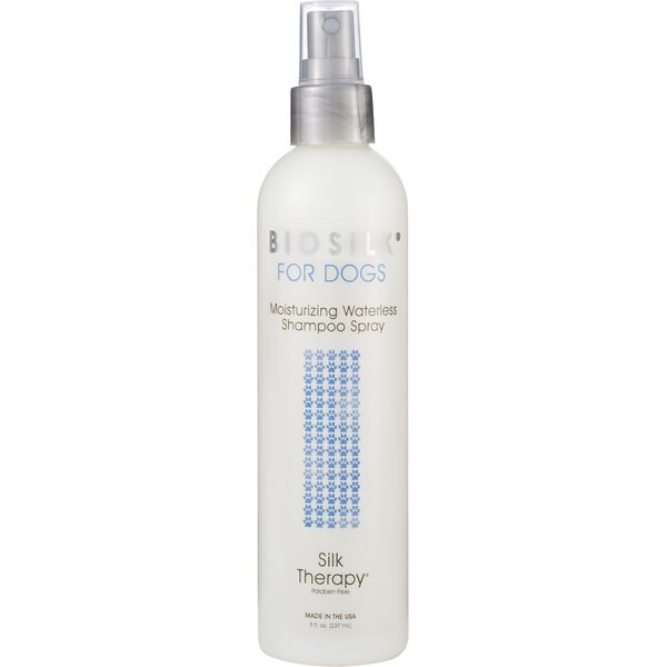 BIOSILK Therapy Deep Moisture Waterless Dog Shampoo Spray, 8fl oz