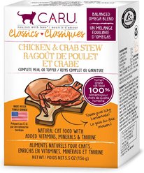 Caru Classic Chicken & Crab Stew Grain-Free Wet Cat Food, 6-oz, case of 12