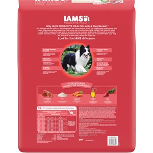 Iams Minichunks High-Protein with Real Lamb Dry Dog Food, 30-lb bag