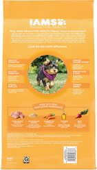 Iams Proactive Health Small & Toy Breed Puppy High Protein DHA Formula with Real Chicken Dry Dog Food, 7-lb bag slide 2 of 9