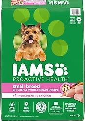 Iams Proactive Health Small & Toy Breed Small Kibble with Real Chicken Adult Dry Dog Food, 15-lb bag