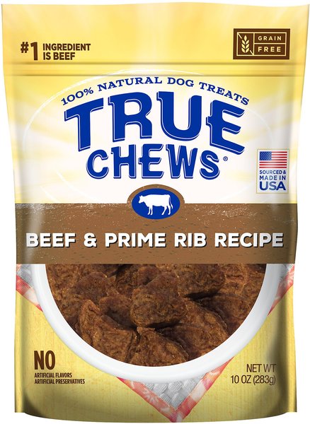 True Chews Beef Prime Rib Recipe Grain Free Dog Treats