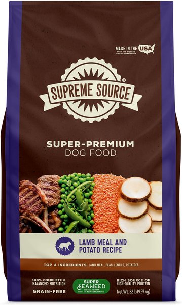 Supreme Source Grain-Free Lamb & Potato Recipe Dry Dog Food, 22-lb bag slide 1 of 11