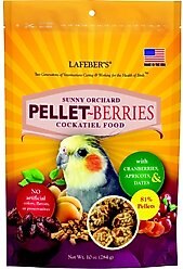 Lafeber Pellet-Berries Sunny Orchard Bird Food, 10-oz bag
