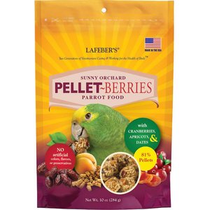 Lafeber Pellet-Berries Sunny Orchard Parrot Food, 10-oz bag