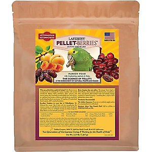 Lafeber Pellet-Berries Sunny Orchard Parrot Food, 2.75-lb bag
