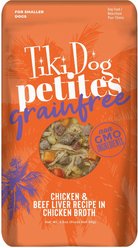 Tiki Dog Aloha Petites Chicken & Beef Loco Moco Grain-Free Dog Food, 3.5-oz pouch, case of 12