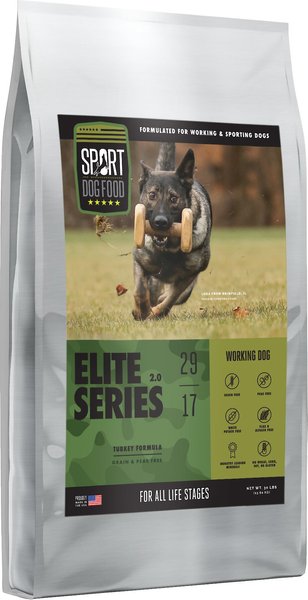 Sport Dog Food Elite Series Working Dog Grain-Free Turkey Formula Dry Dog Food, 30-lb bag slide 1 of 7