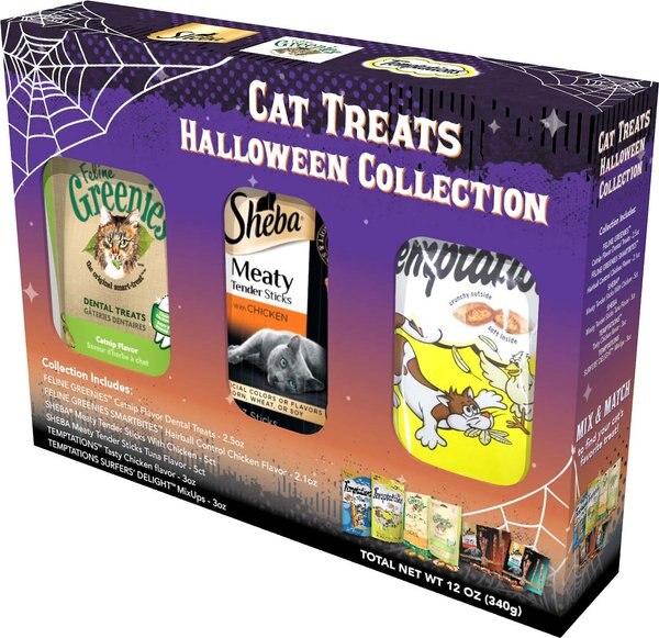 Discontinued GREENIES Temptations Sheba Halloween Collection Variety