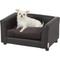 Show in main carousel: Keet Fluffly Deluxe Sofa Dog Bed with Removable Cover, Chocolate, Small slide 4 of 8