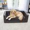 Show in main carousel: Keet Fluffly Deluxe Sofa Dog Bed with Removable Cover, Chocolate, Large slide 1 of 8