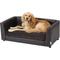 Show in main carousel: Keet Fluffly Deluxe Sofa Dog Bed with Removable Cover, Chocolate, Large slide 4 of 8