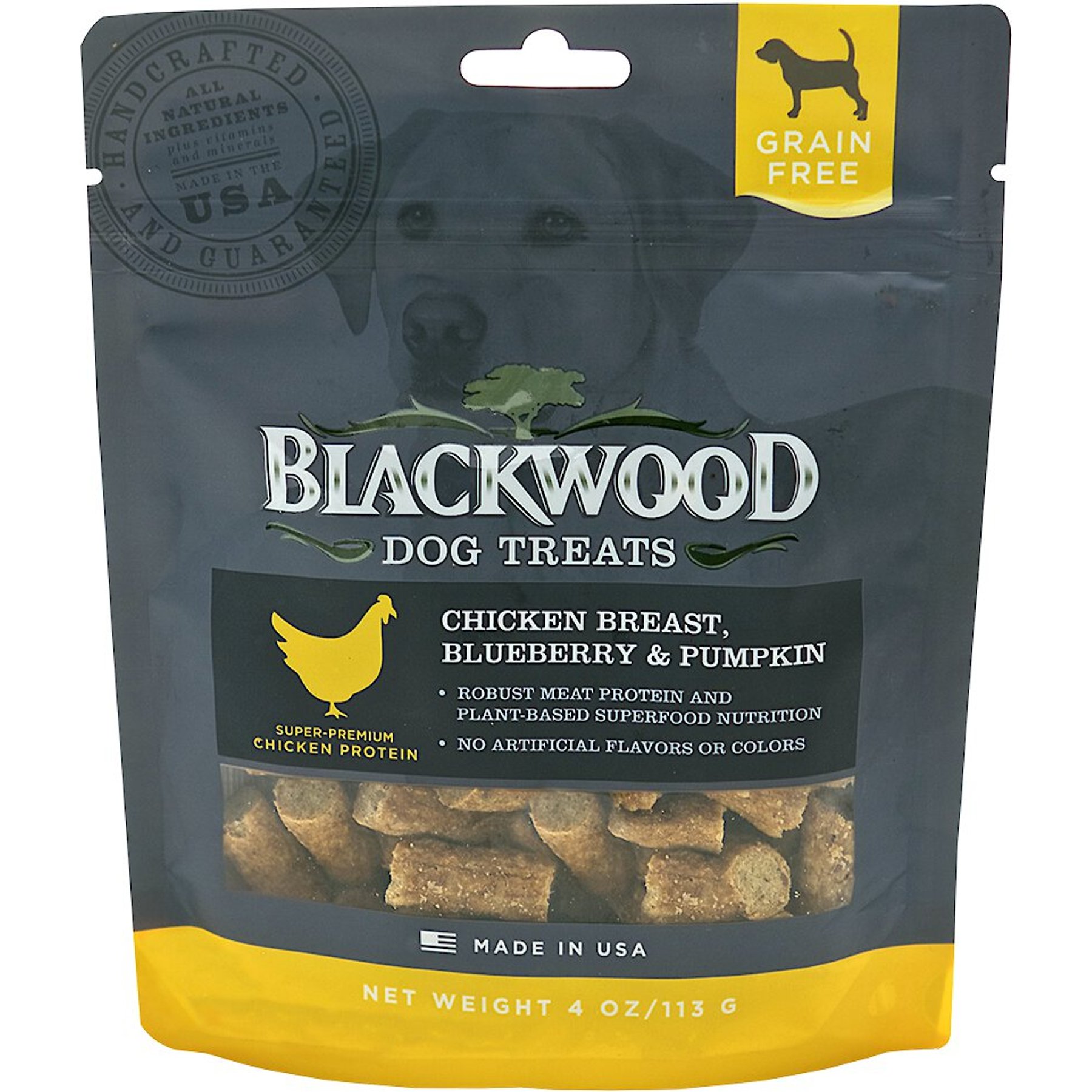 BLACKWOOD Chicken Breast, Blueberry & Pumpkin Grain-Free Dog Treats, 4 ...