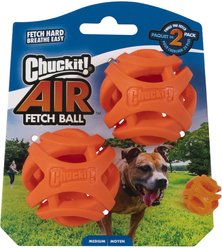 Chuckit! Air Fetch Ball 2-Pack Dog Toy, Medium