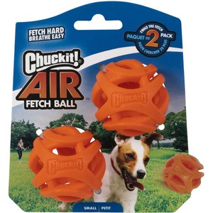 Chuckit! Air Fetch Ball 2-Pack Dog Toy, Small
