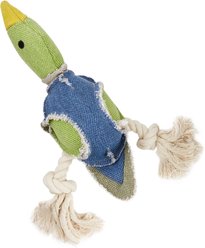 Fetch Pet Products Party Fowl Duck Squeaky Rope Dog Toy