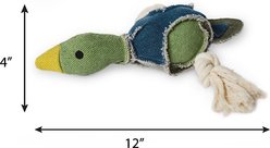 Fetch Pet Products Party Fowl Duck Squeaky Rope Dog Toy slide 2 of 6