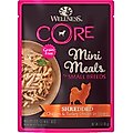Wellness CORE Grain-Free Small Breed Mini Meals Shredded Chicken & Turkey in Gravy Dog Food Pouches, 3-oz, case of 12
