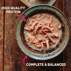 Wellness CORE Grain-Free Small Breed Mini Meals Shredded Chicken & Turkey in Gravy Dog Food Pouches, 3-oz, case of 12 slide 2 of 9